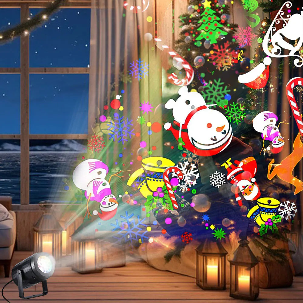 Christmas Projector Light – 16 Festive Patterns for Any Room