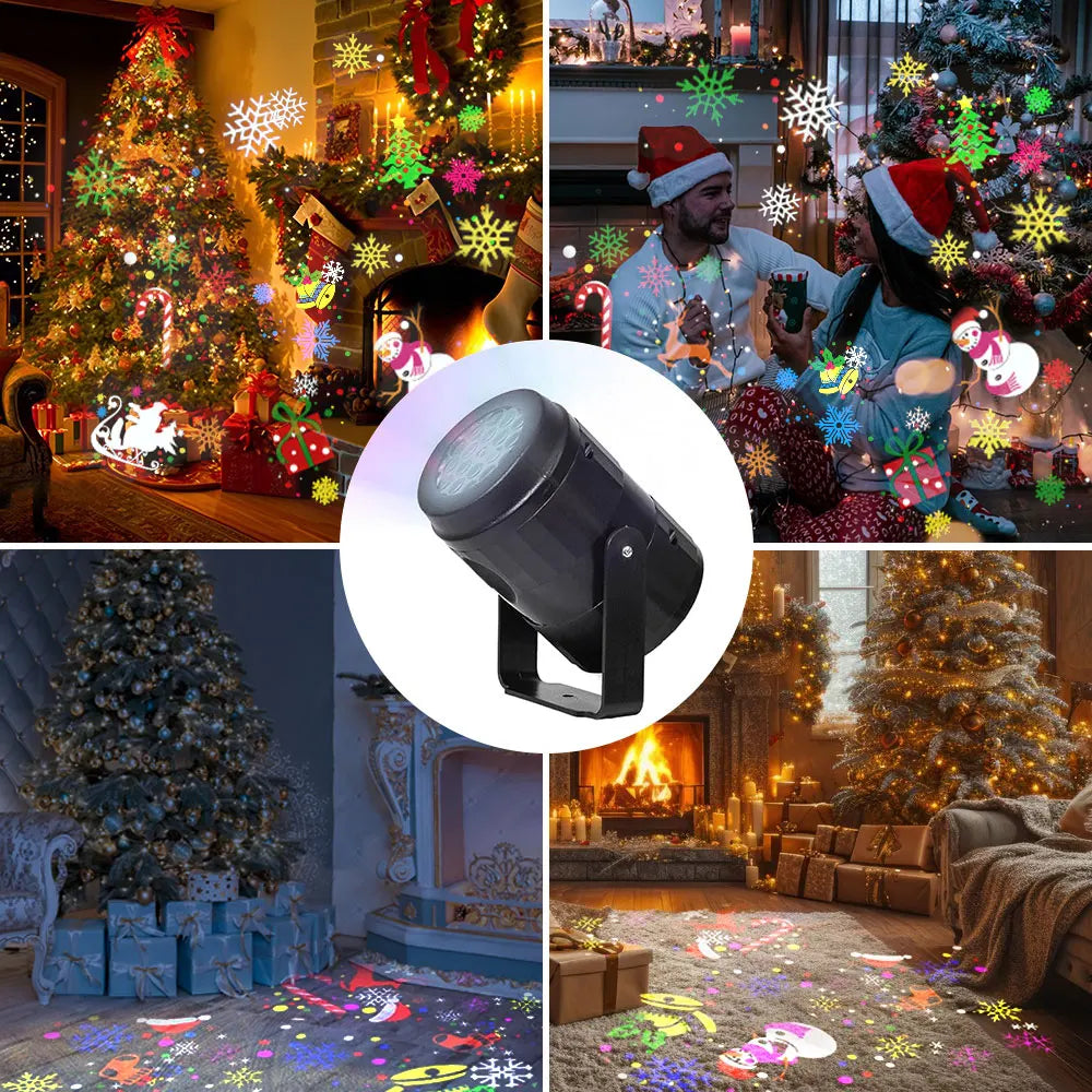 Christmas Projector Light – 16 Festive Patterns for Any Room